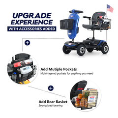 Metro Mobility Upgraded Patriot 4-Wheel Mobility Scooter - W429S0001X