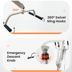 Vocic Electric Hoyer Lift for Easy Patient Transfer & Mobility - AY02