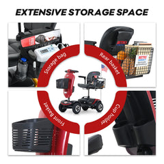 Metro Mobility Upgraded Patriot 4-Wheel Mobility Scooter - W429S0001X