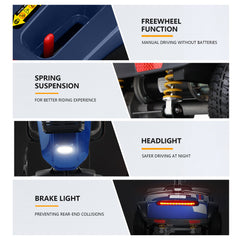 Metro Mobility Upgraded Patriot 4-Wheel Mobility Scooter - W429S0001X