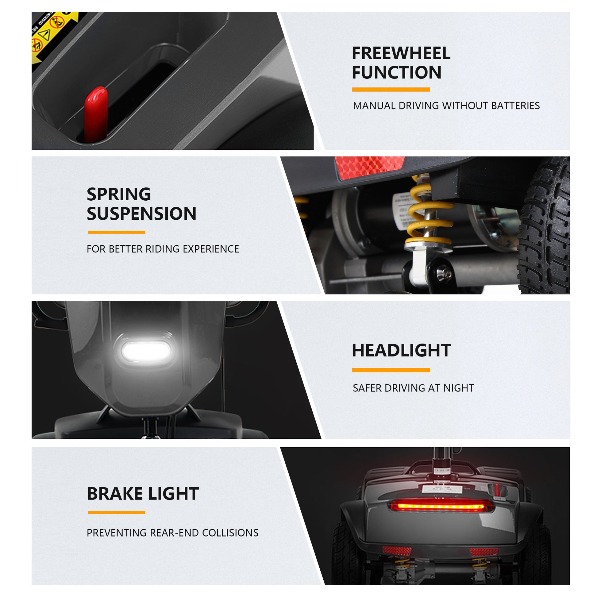 Metro Mobility Upgraded Patriot 4-Wheel Mobility Scooter - W429S0001X