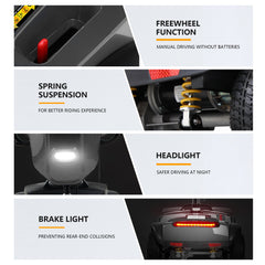 Metro Mobility Upgraded Patriot 4-Wheel Mobility Scooter - W429S0001X