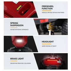 Metro Mobility Upgraded Patriot 4-Wheel Mobility Scooter - W429S0001X