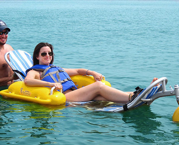 Accessrec WaterWheels Floating Beach Wheelchair - BW-150