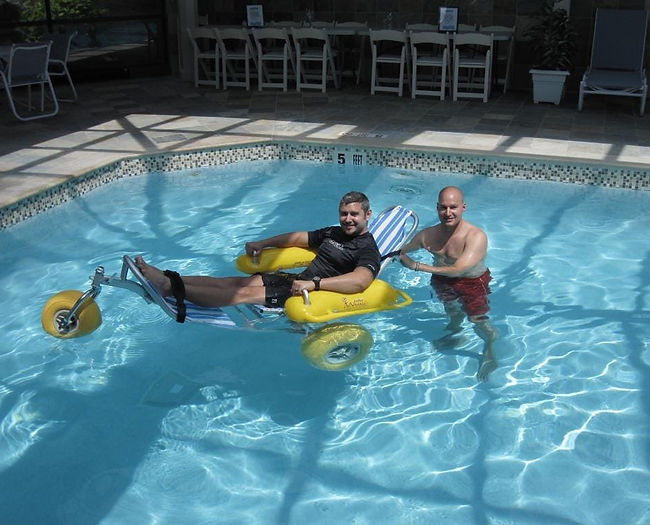 Accessrec WaterWheels Floating Beach Wheelchair - BW-150