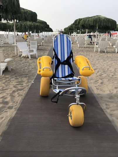 Accessrec WaterWheels Floating Beach Wheelchair - BW-150