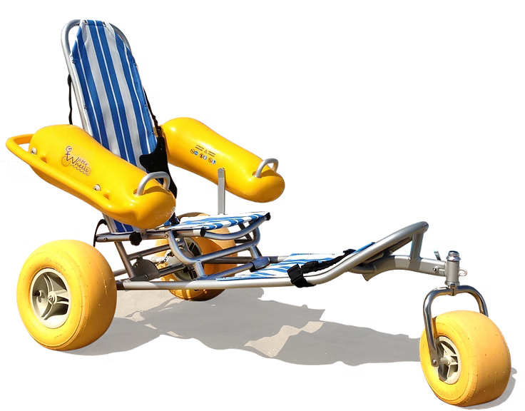 Accessrec WaterWheels Floating Beach Wheelchair - BW-150
