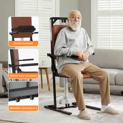 Vocic Sit-to-Stand Mobility Lift Chair with Adjustable Height - AX05