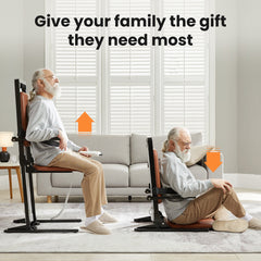 Vocic Sit-to-Stand Mobility Lift Chair with Adjustable Height - AX05