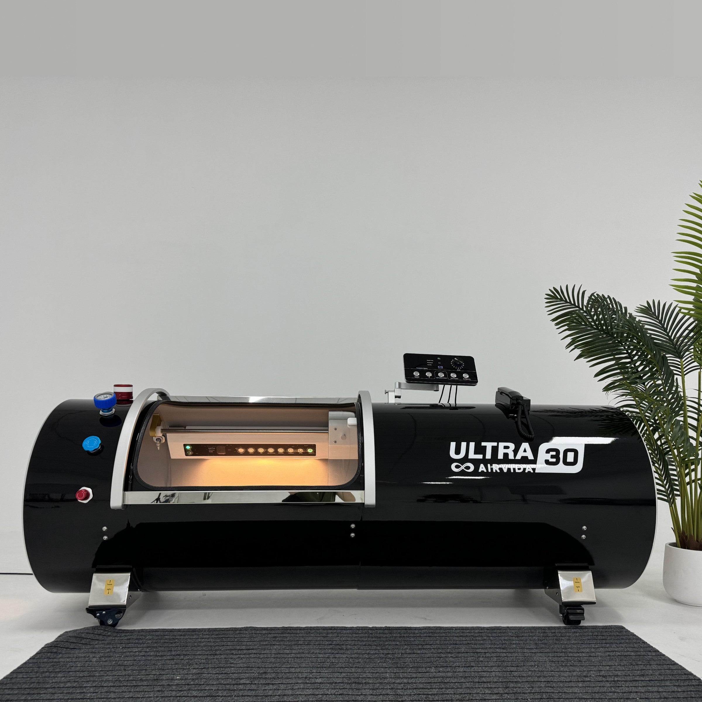 Airvida Ultra 36 2.0 ATA (89" x 36") Hard Shell Lying Hyperbaric Chamber