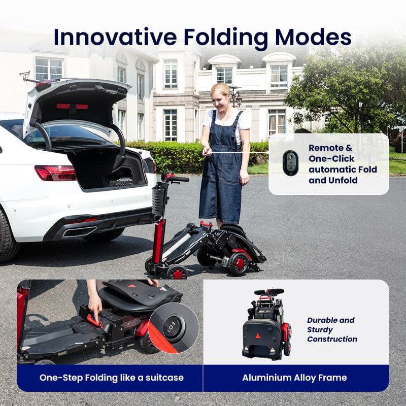 Vocic Fold&Go Revolutionary Foldable Mobility Scooter - D91