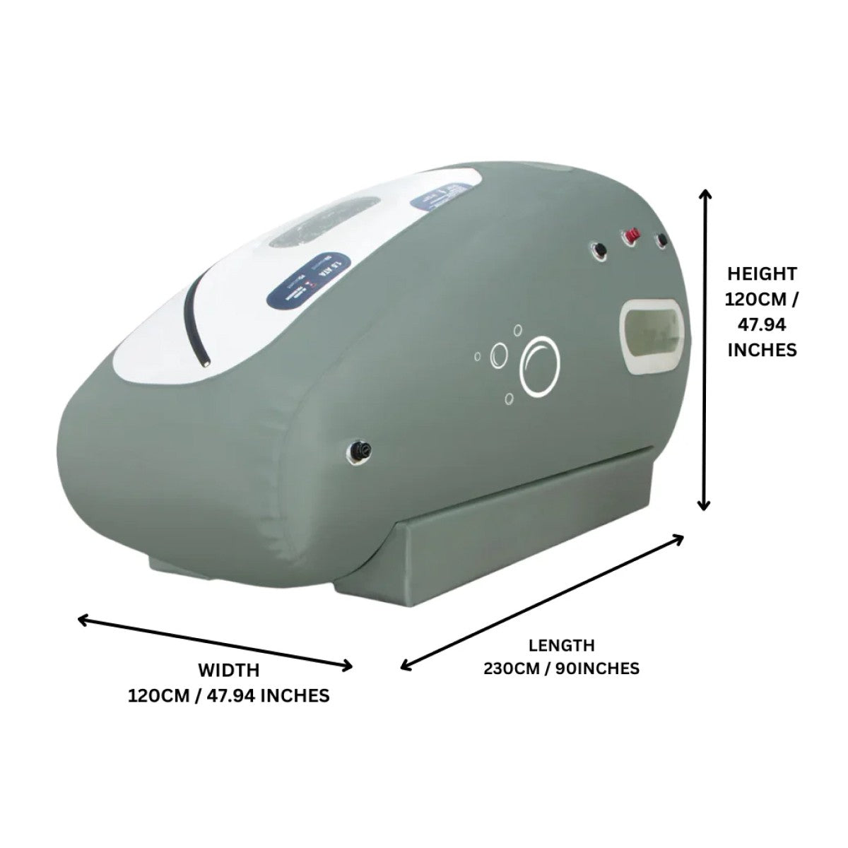 Airvida Pro90 1.5 ATA Portable Sitting Hyperbaric Chamber