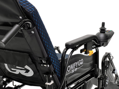 ComfyGo Remote Controlled Electric Wheelchair with Automatic Reclining Backrest & Lifting Leg Rests - X-9