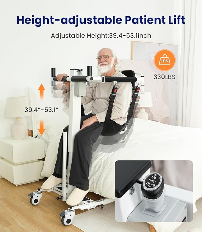 Vocic Electric Portable Folding Transfer Lift - AY06