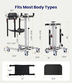 Vocic Electric Portable Folding Transfer Lift - AY06
