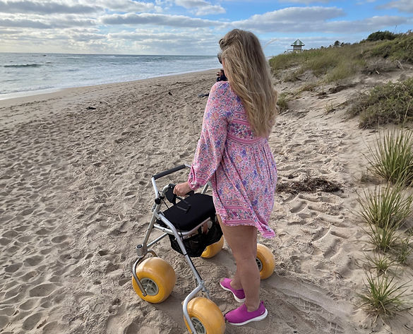 Accessrec AccessWalk All-Terrain Rollator Walker - ASBW-4