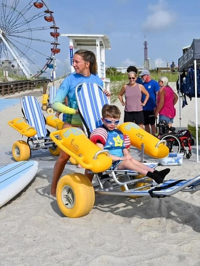 Accessrec WaterWheels Floating Beach Wheelchair - BW-150
