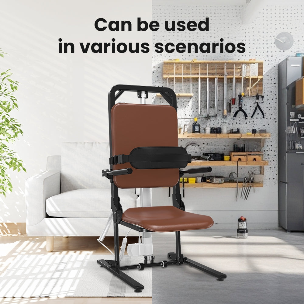 Vocic Sit-to-Stand Mobility Lift Chair with Adjustable Height - AX05