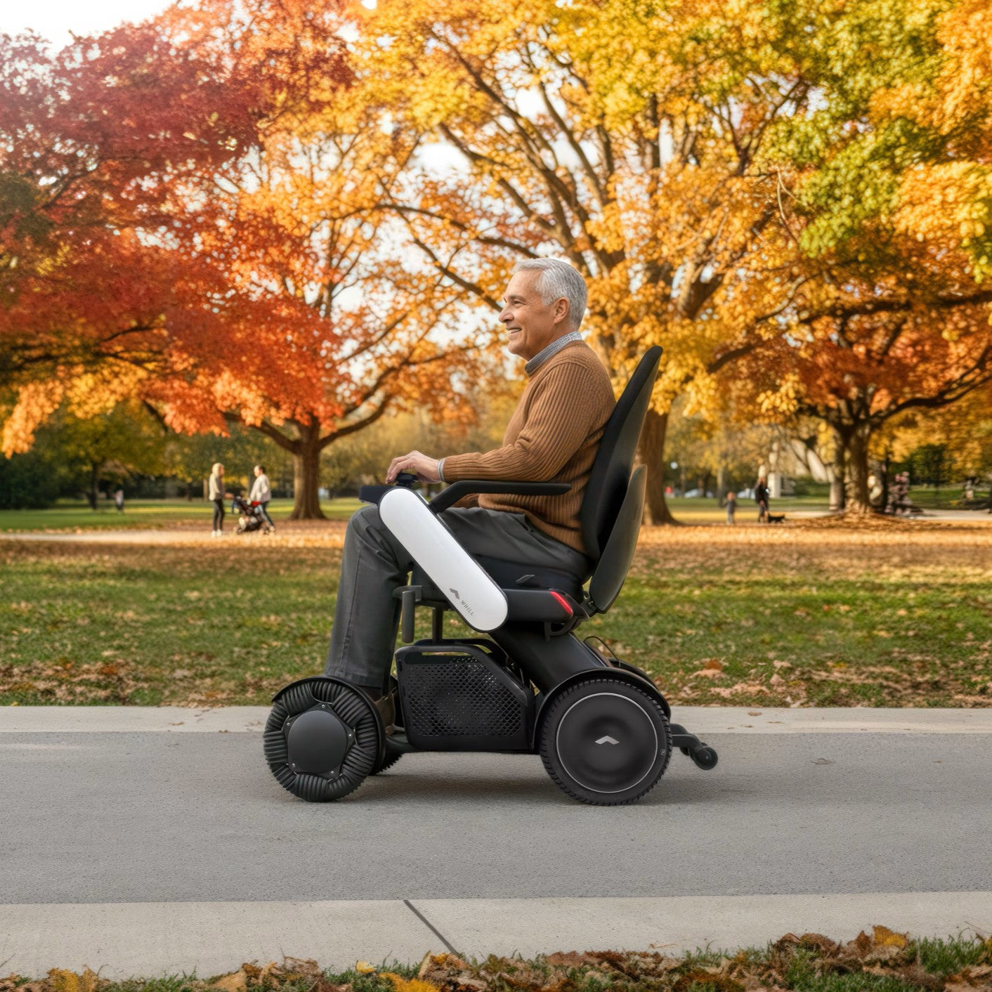 Whill Model C2 High Back Portable Electric Wheelchair - C2 High Back