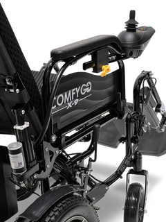 ComfyGo Remote Controlled Electric Wheelchair with Automatic Reclining Backrest & Lifting Leg Rests - X-9