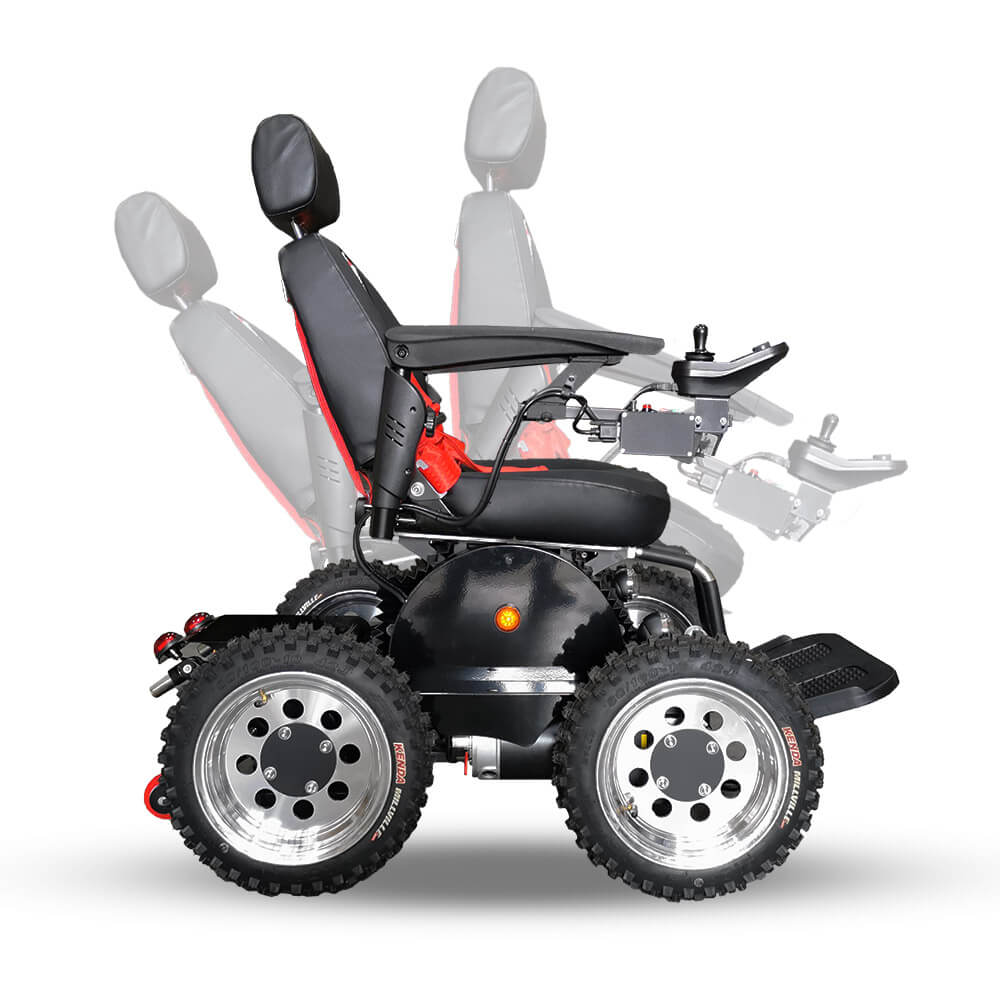 Wheelchair88 All Terrain PW-4x4Q Advanced Outdoor Power Wheelchair - PW-4x4Q