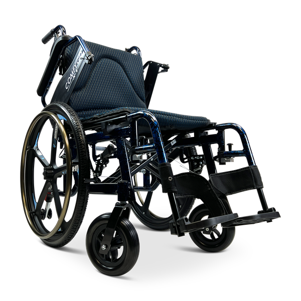 ComfyGO Lightweight Manual Wheelchair with Quick-Detach Wheels - X-1