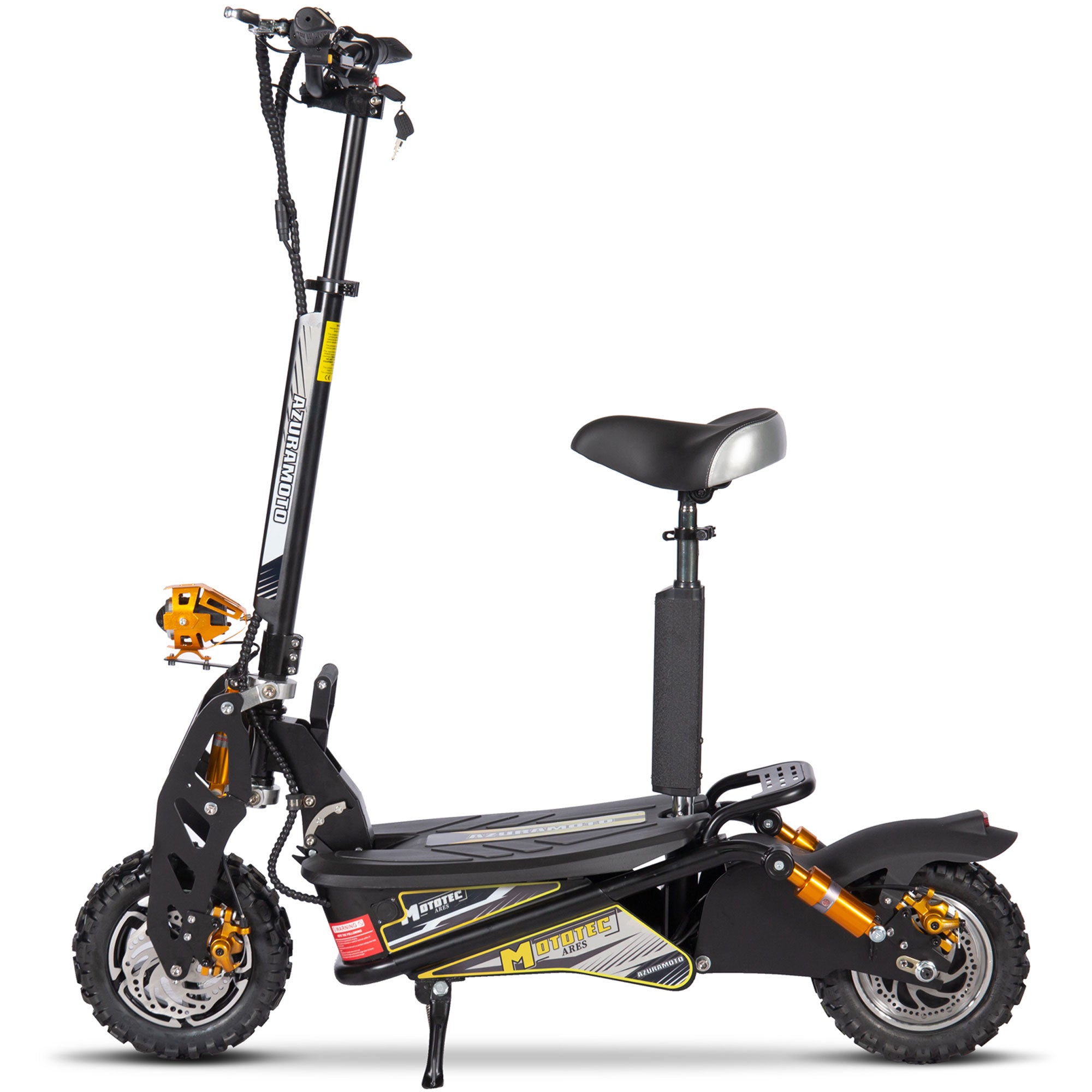 MotoTec Ares 48v 1600w Electric Scooter - MT-Ares-48v-1600w