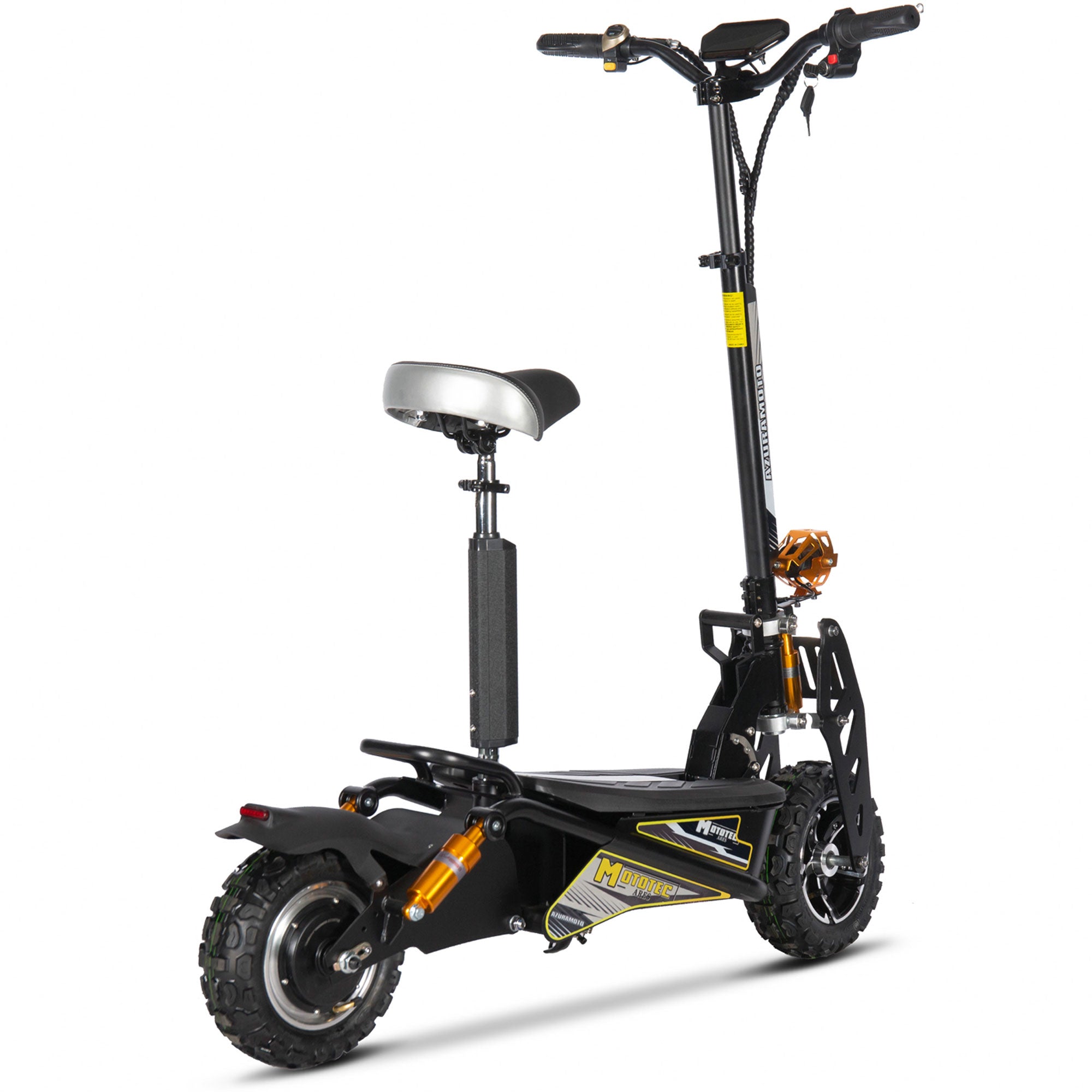 MotoTec Ares 48v 1600w Electric Scooter - MT-Ares-48v-1600w