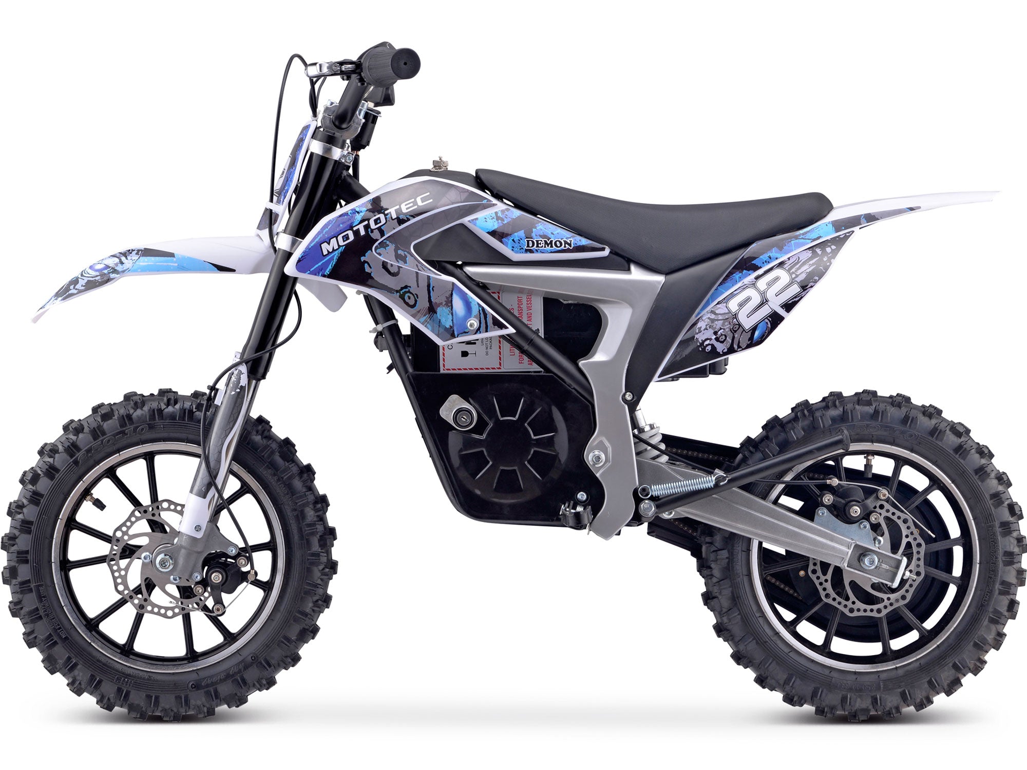 MotoTec 36v 500w Demon Lithium Electric Dirt Bike - MT-Dirt-Lithium