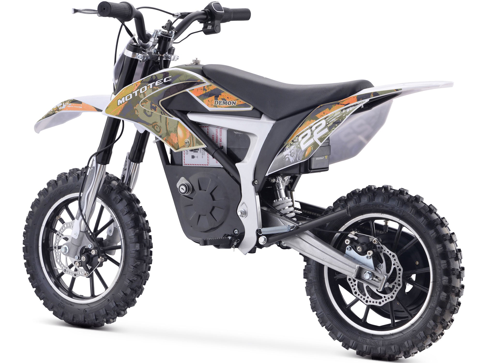 MotoTec 36v 500w Demon Lithium Electric Dirt Bike - MT-Dirt-Lithium