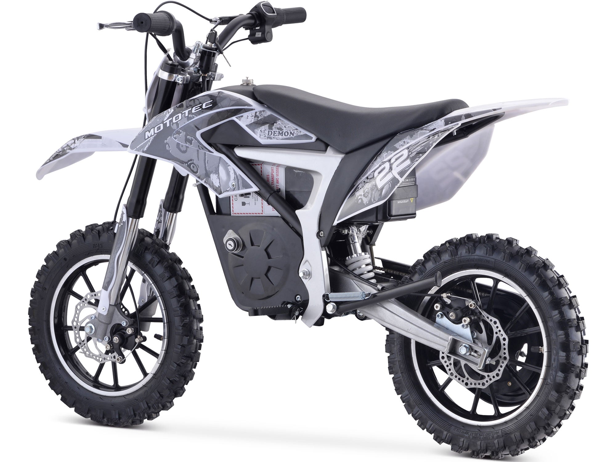 MotoTec 36v 500w Demon Lithium Electric Dirt Bike - MT-Dirt-Lithium