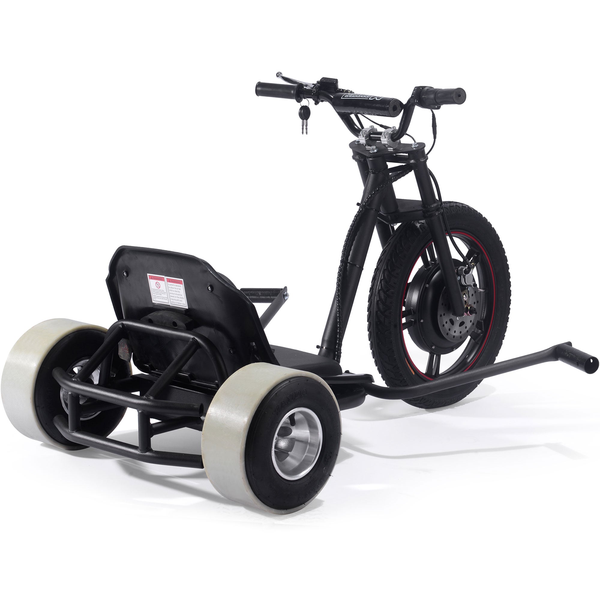 MotoTec Drifter 48v 800w Electric Trike Lithium - MT-Drifter-800-Lithium