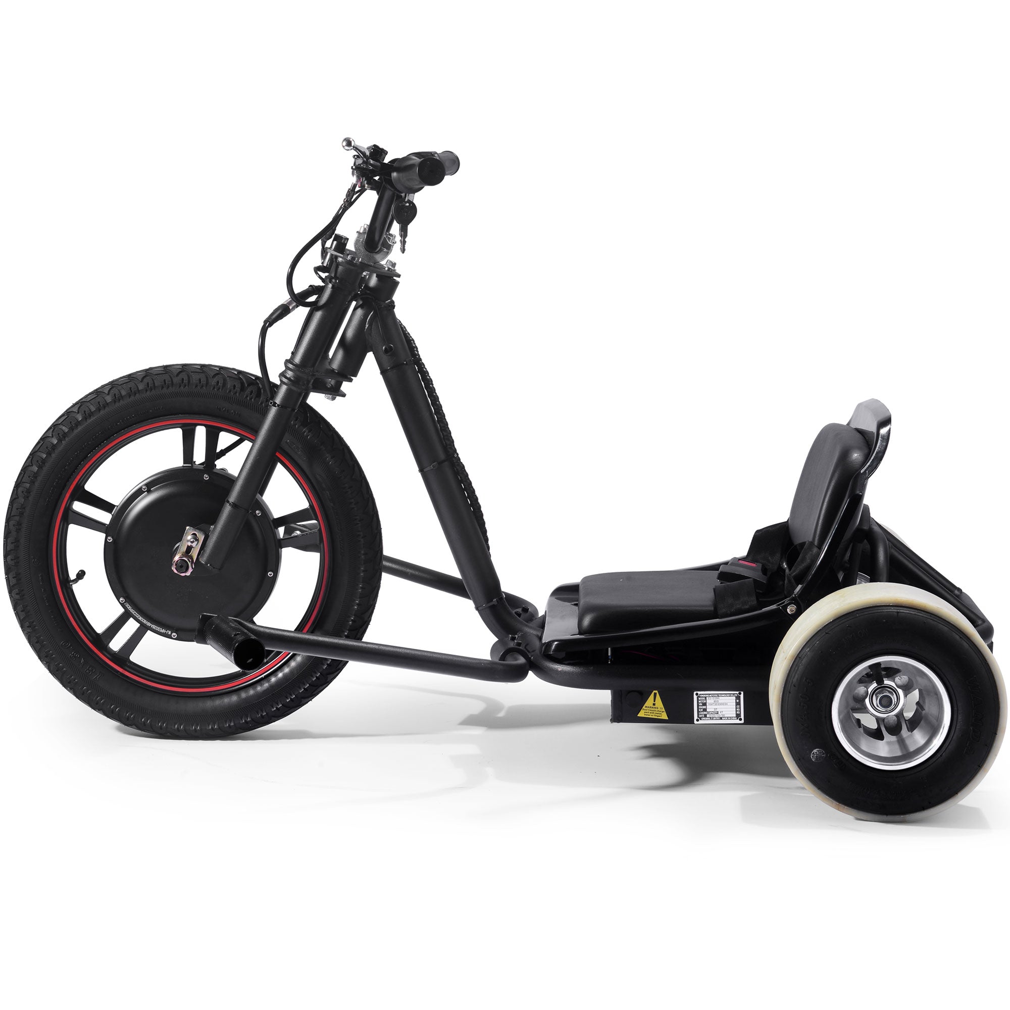 MotoTec Drifter 48v 800w Electric Trike Lithium - MT-Drifter-800-Lithium