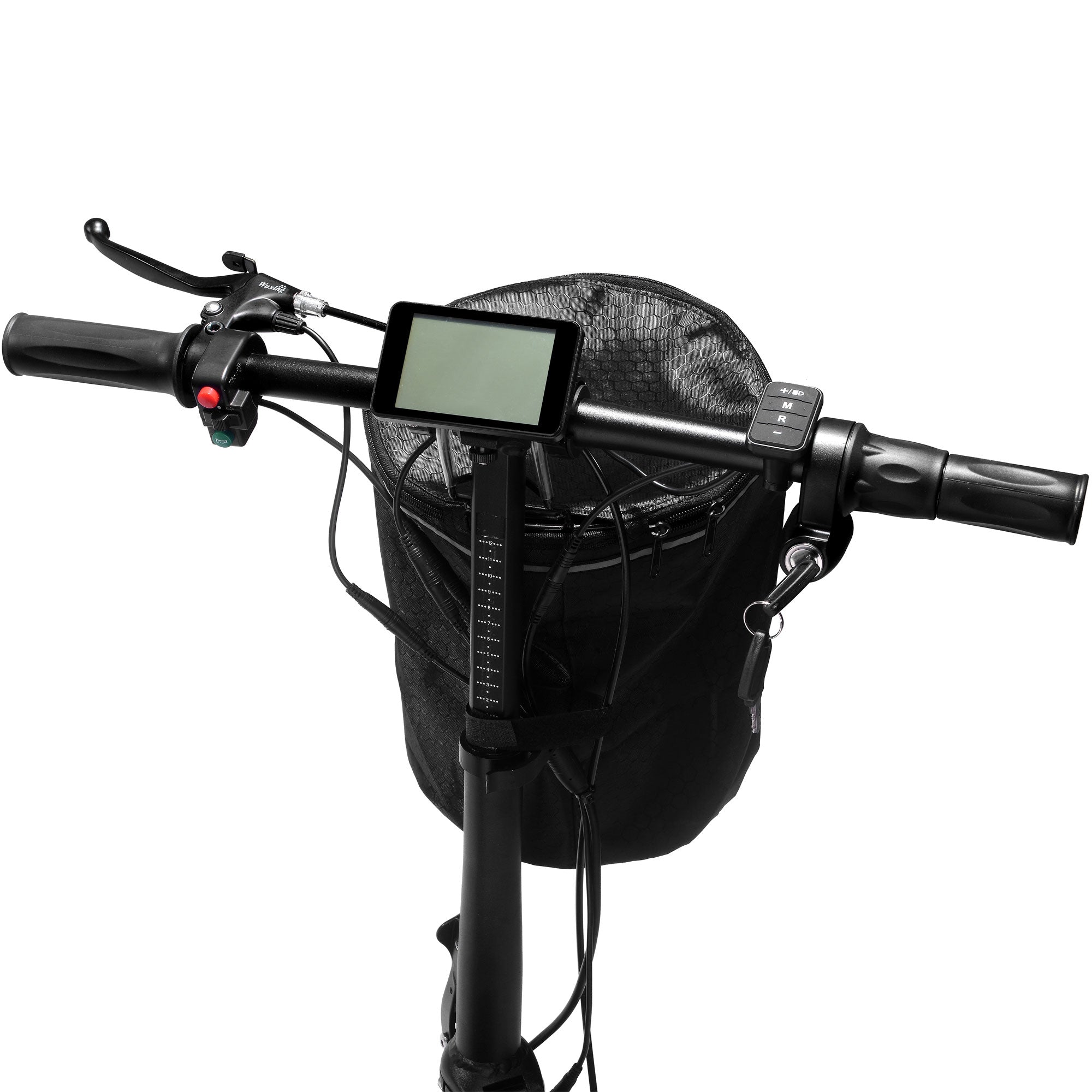 MotoTec Folding Mobility Electric Trike 48v 1000w Dual Motor Lithium Black - MT-FOLD-TRK-1000