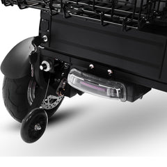 MotoTec Folding Mobility Electric Trike 48v 1000w Dual Motor Lithium Black - MT-FOLD-TRK-1000