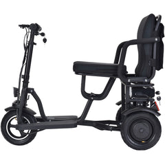 MotoTec Folding Mobility Electric Trike 48v 700w Dual Motor Lithium Black- MT-FOLD-TRK-700