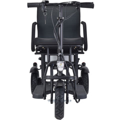 MotoTec Folding Mobility Electric Trike 48v 700w Dual Motor Lithium Black- MT-FOLD-TRK-700