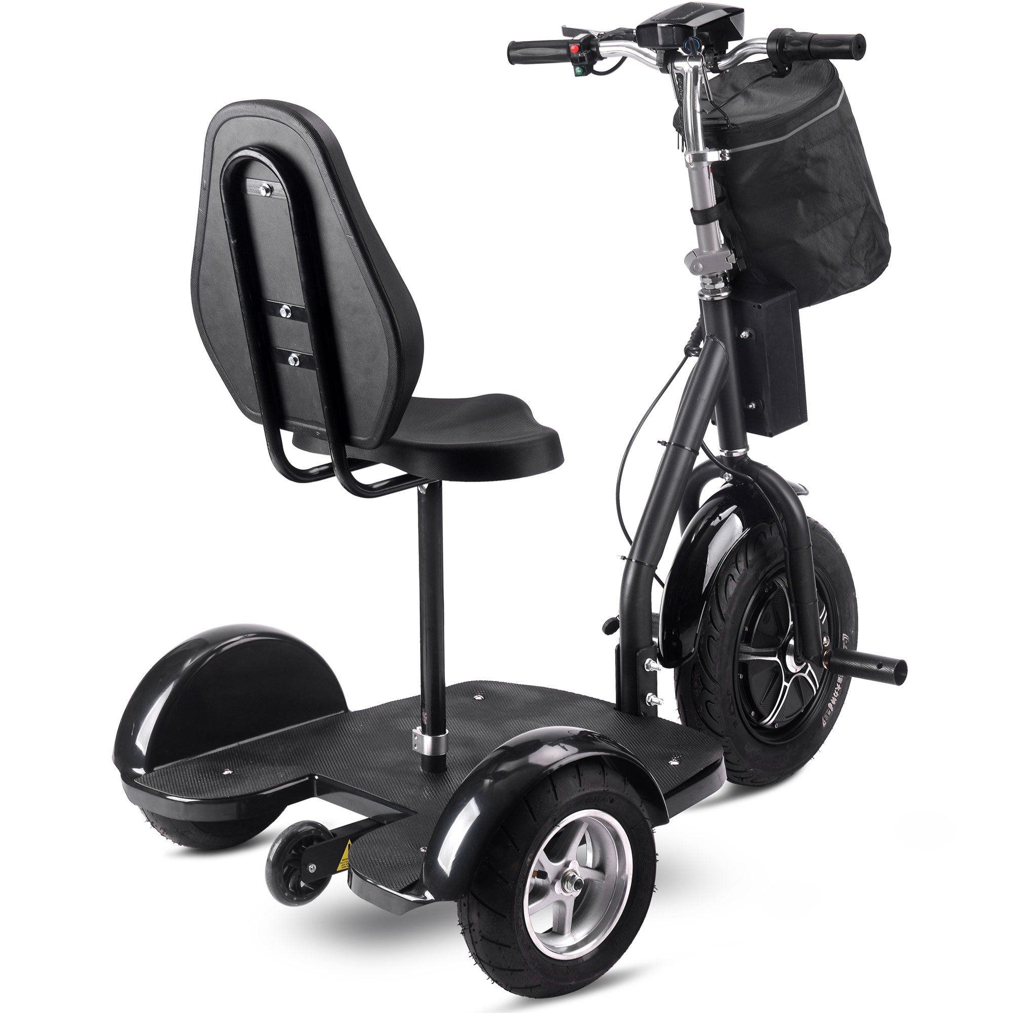MotoTec Electric Trike 48v 1000w Lithium Black - MT-TRK-1000-Lithium_Black