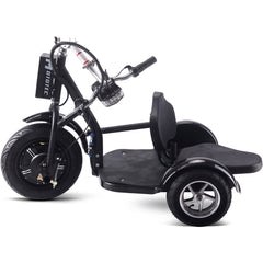 MotoTec Electric Trike 48v 1000w Lithium Black - MT-TRK-1000-Lithium_Black