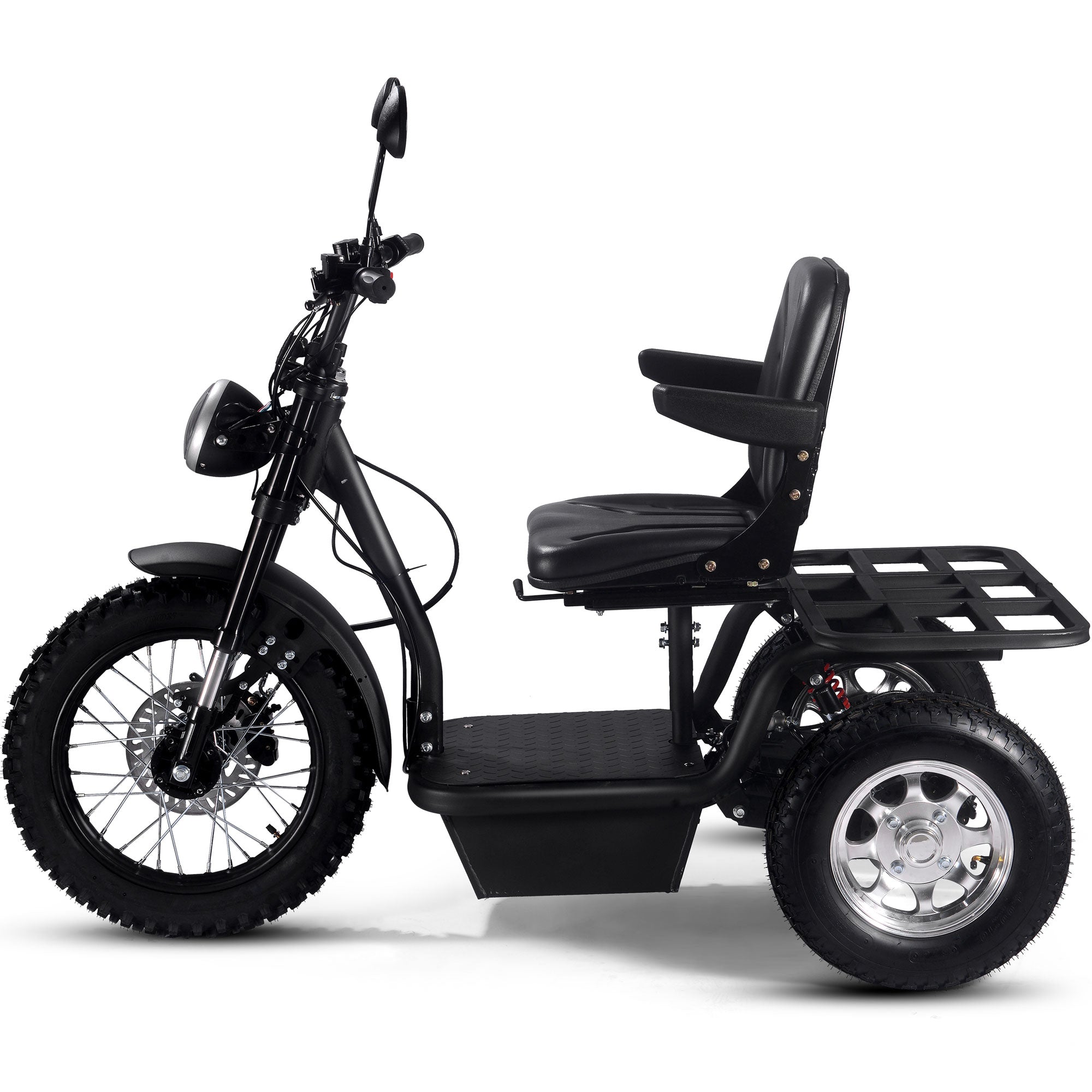 MotoTec Electric Trike 1800w - MT-TRK-1800_Black