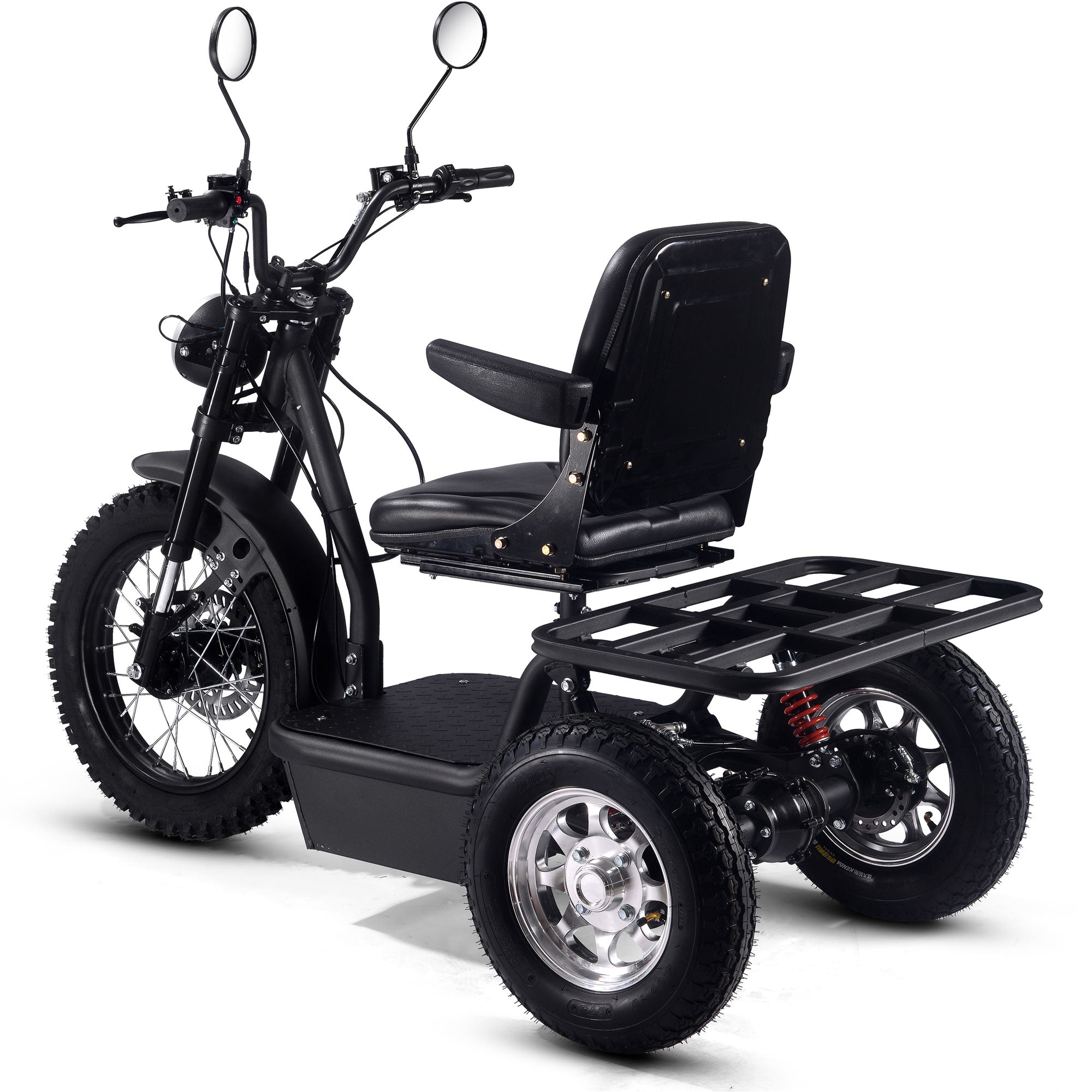 MotoTec Electric Trike 1800w - MT-TRK-1800_Black