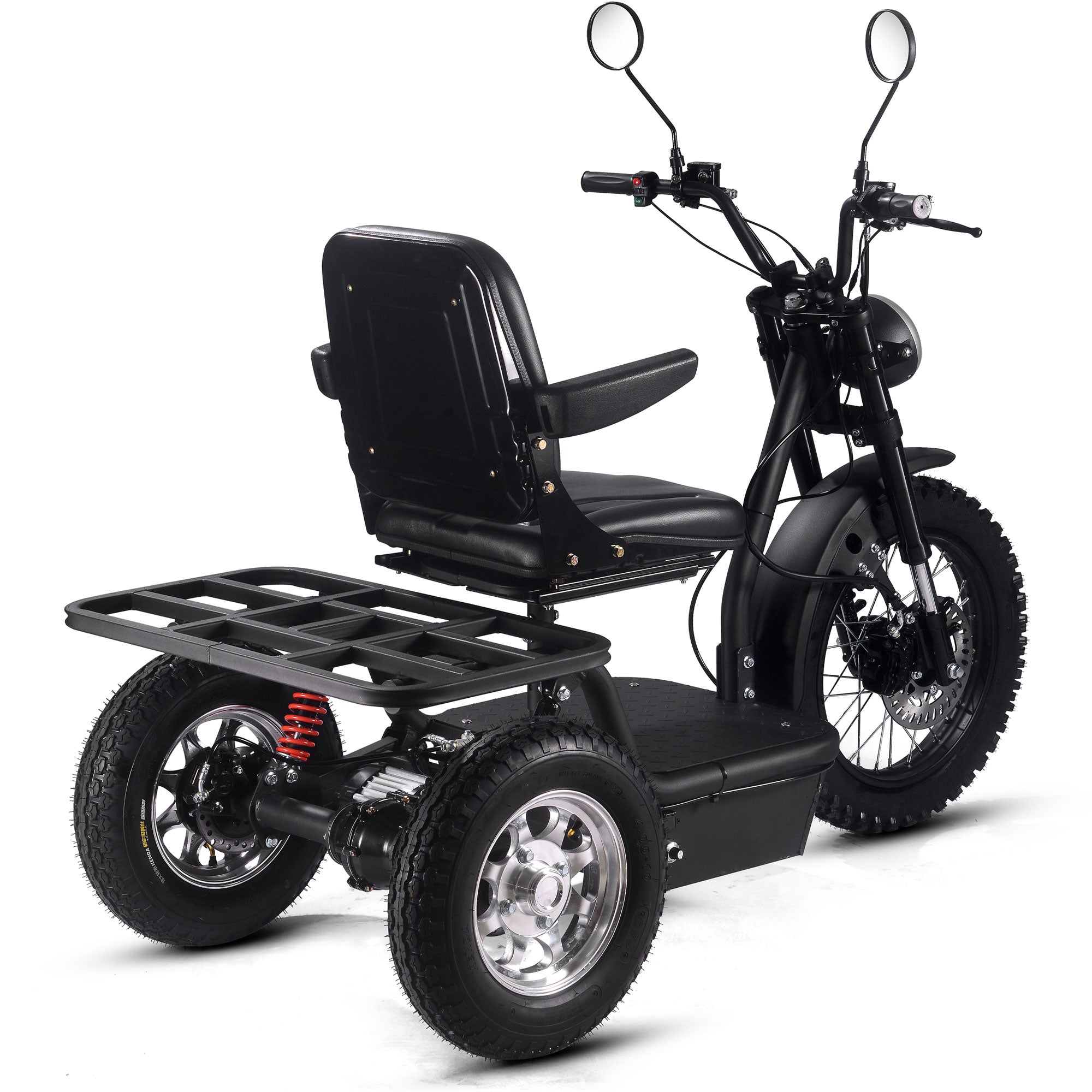 MotoTec Electric Trike 1800w - MT-TRK-1800_Black