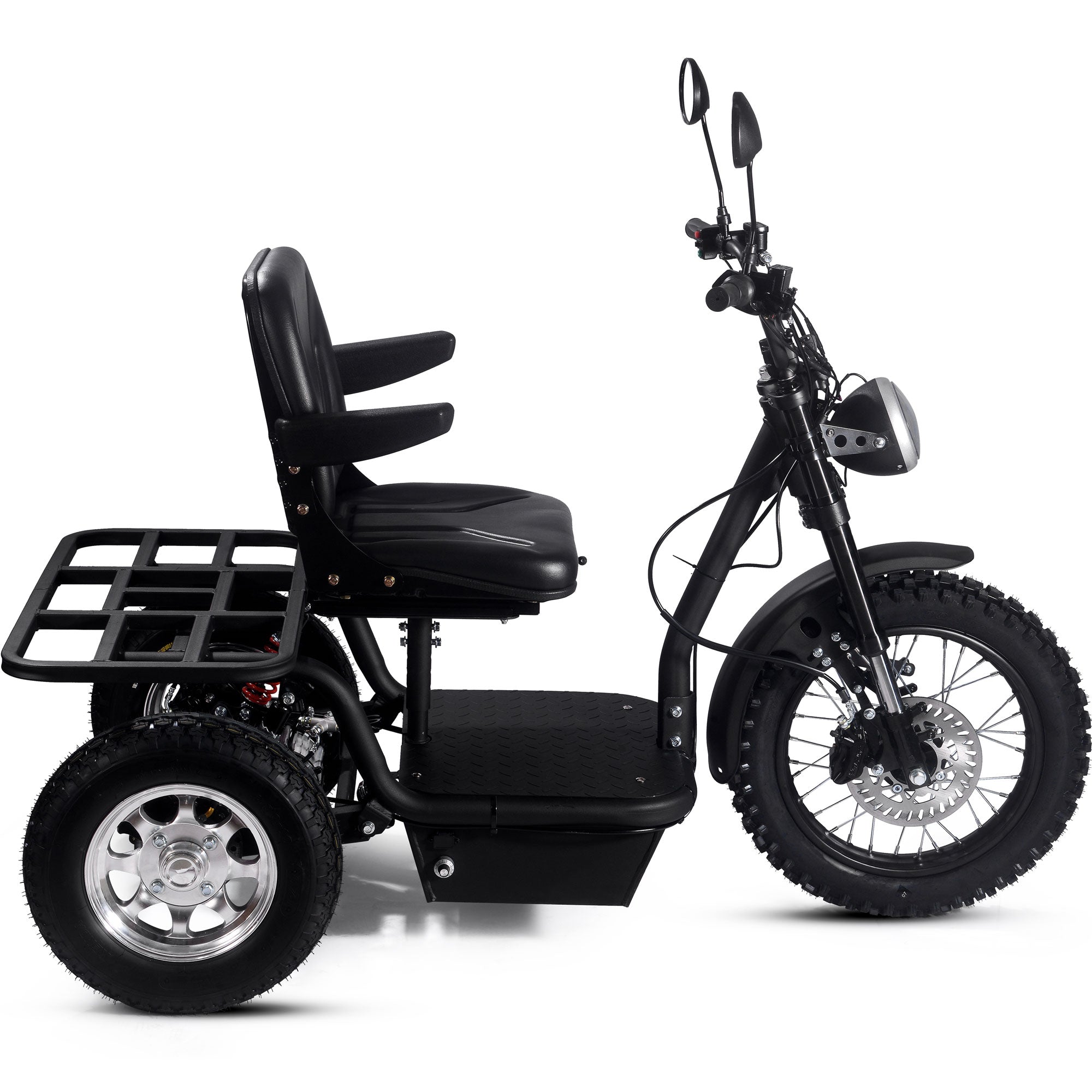 MotoTec Electric Trike 1800w - MT-TRK-1800_Black