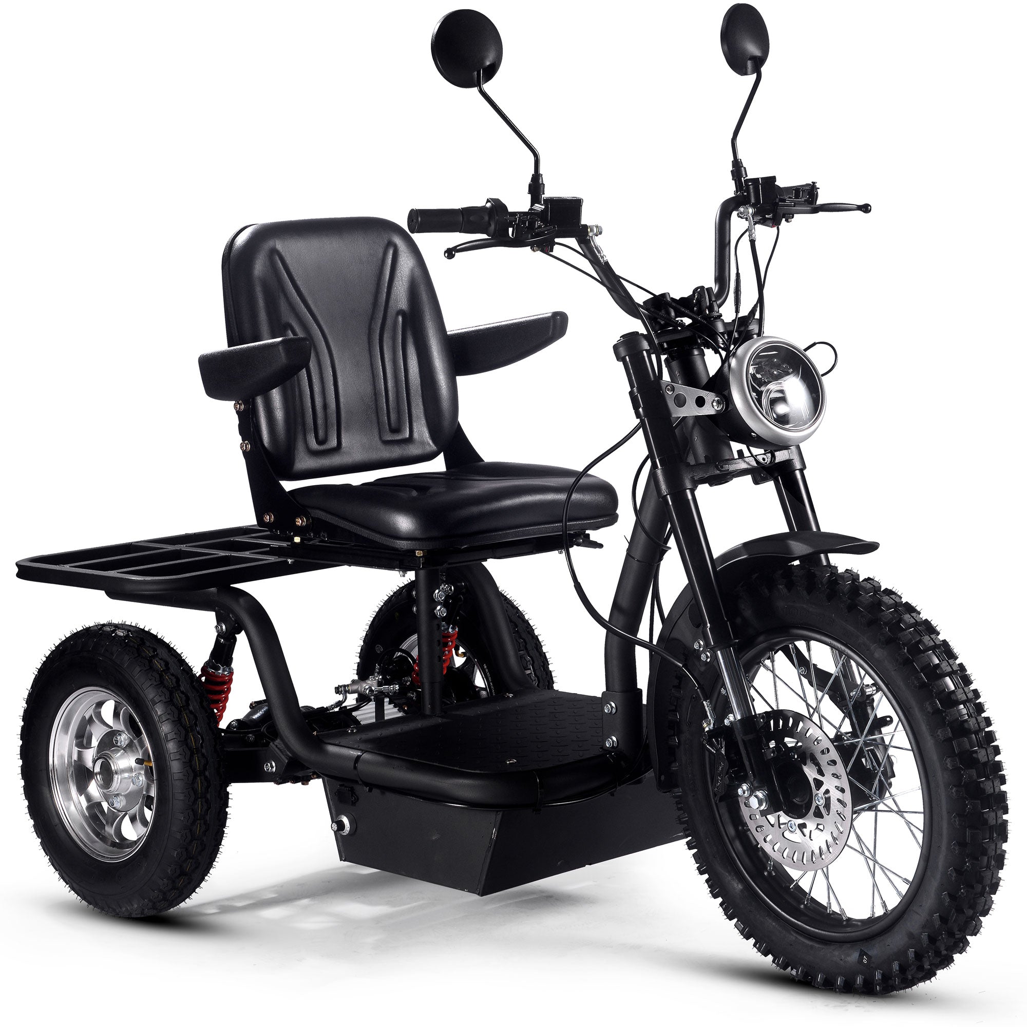 MotoTec Electric Trike 1800w - MT-TRK-1800_Black