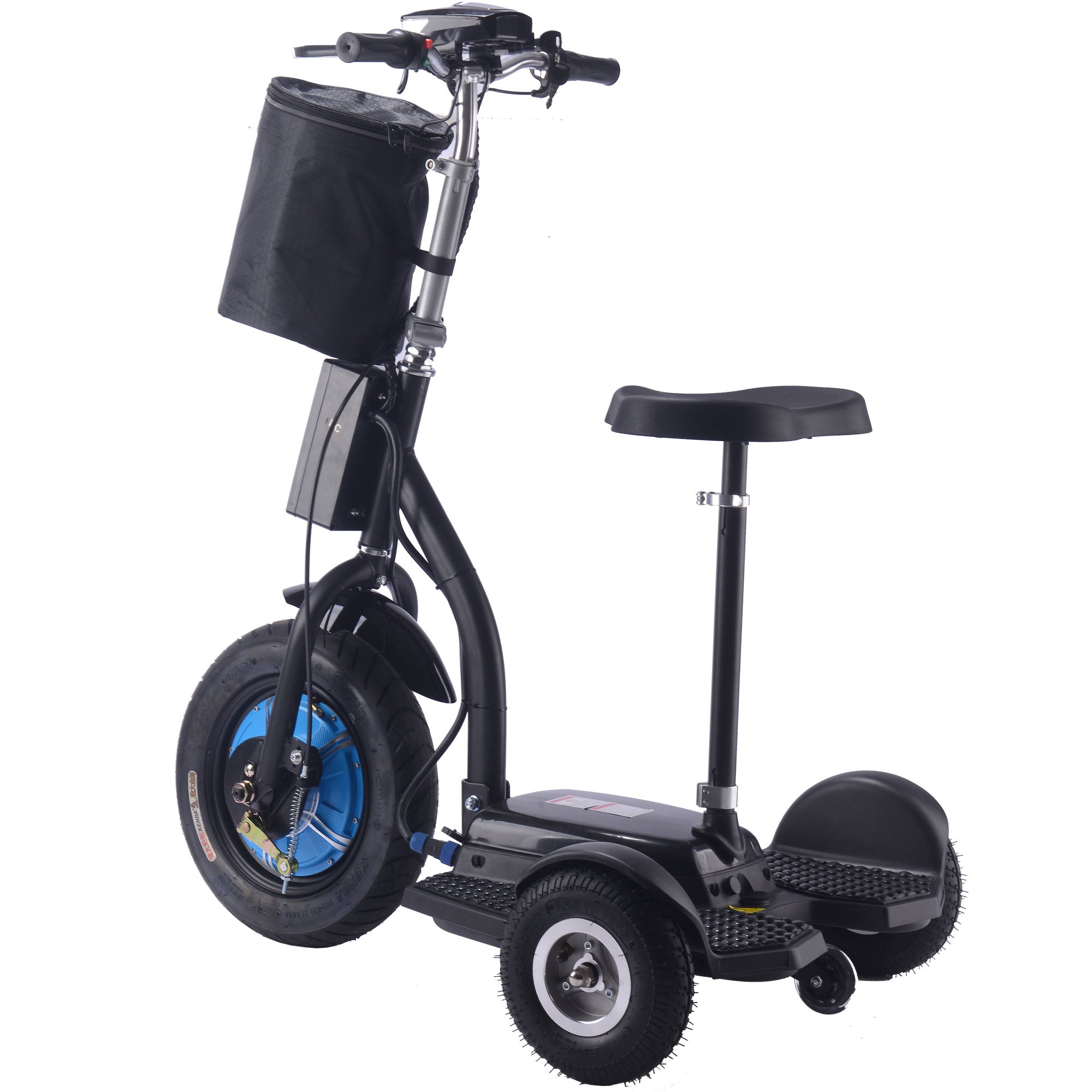 MotoTec Electric Trike 48v 750w Lithium - MT-TRK-750-Lithium_Black
