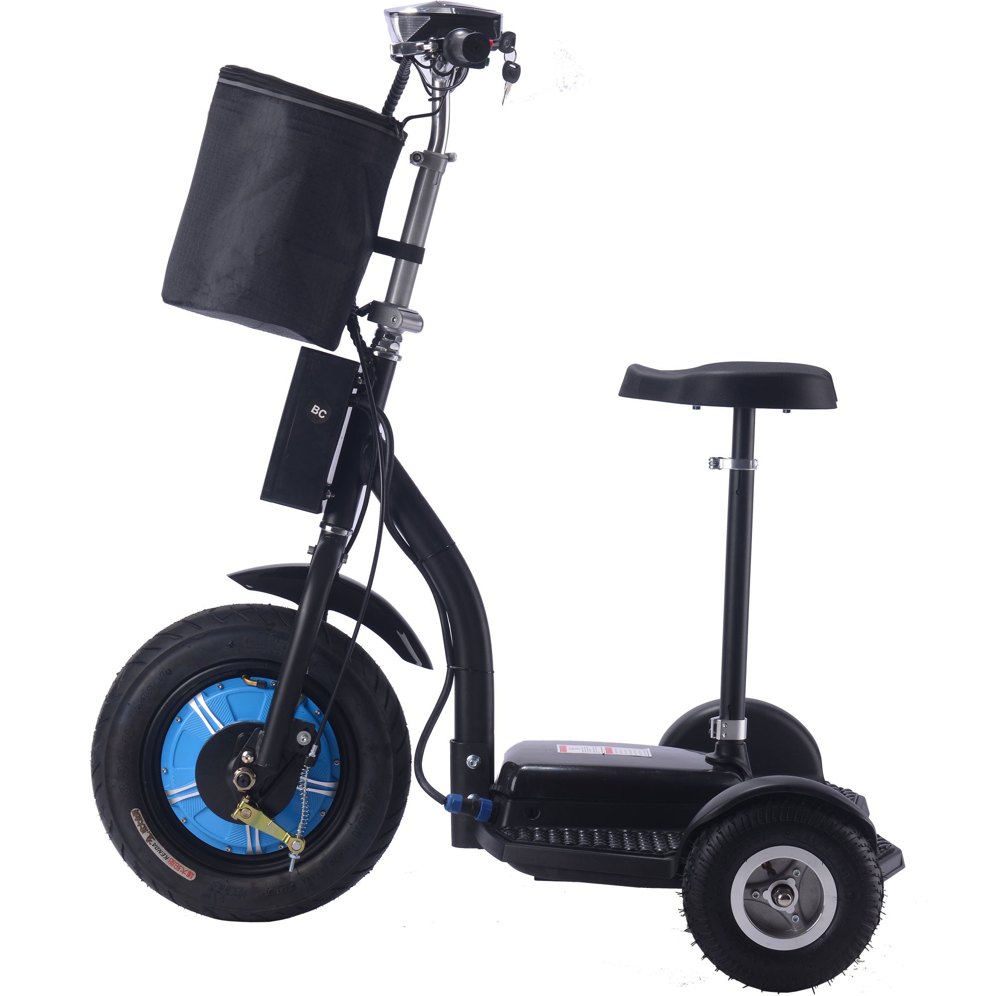 MotoTec Electric Trike 48v 750w Lithium - MT-TRK-750-Lithium_Black
