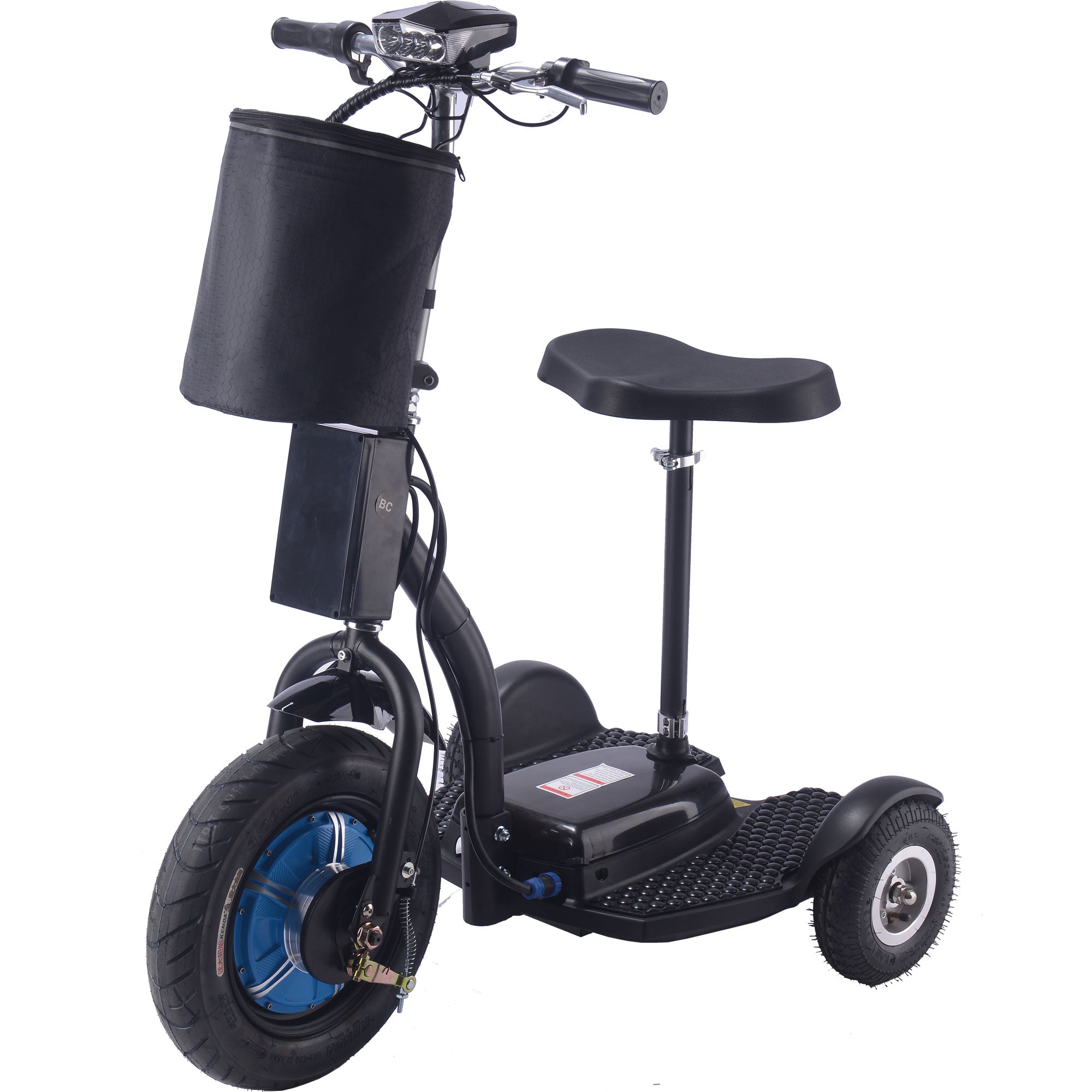 MotoTec Electric Trike 48v 750w Lithium - MT-TRK-750-Lithium_Black