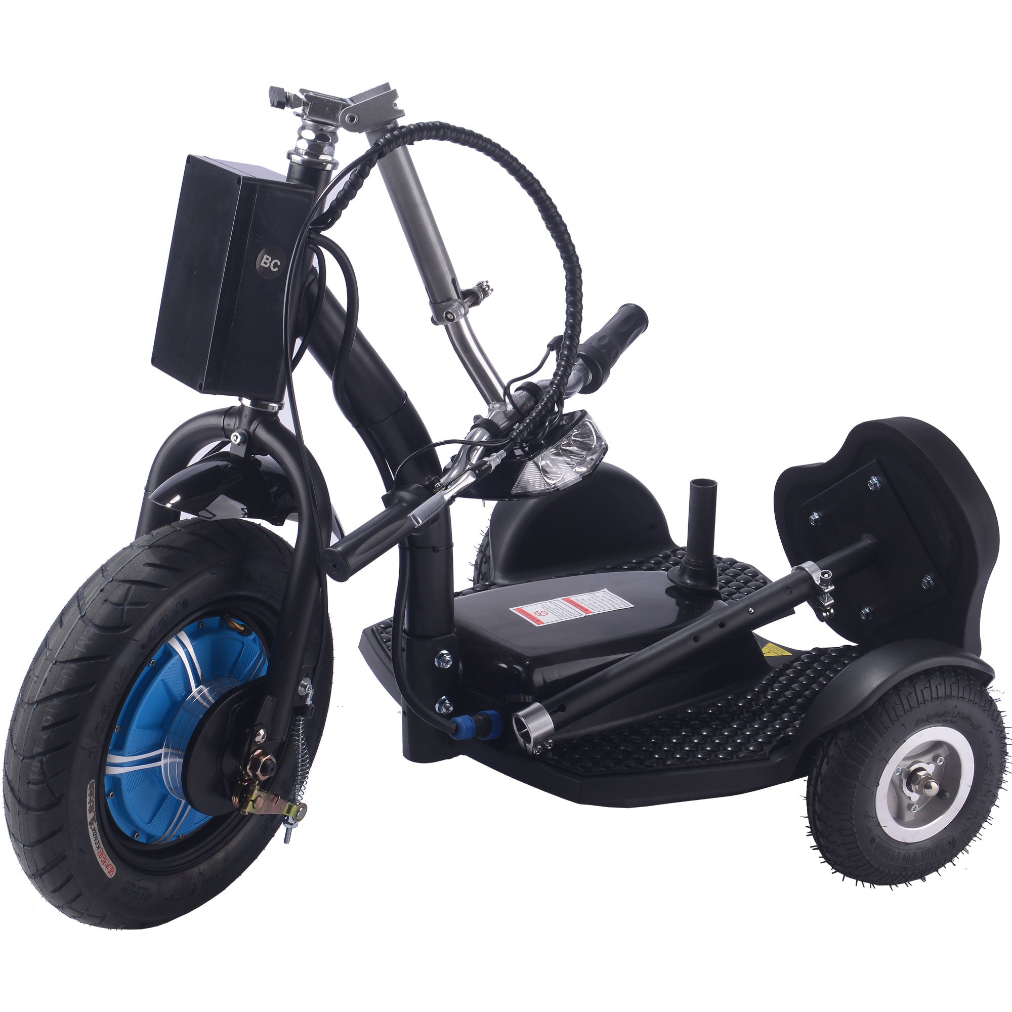 MotoTec Electric Trike 48v 750w Lithium - MT-TRK-750-Lithium_Black