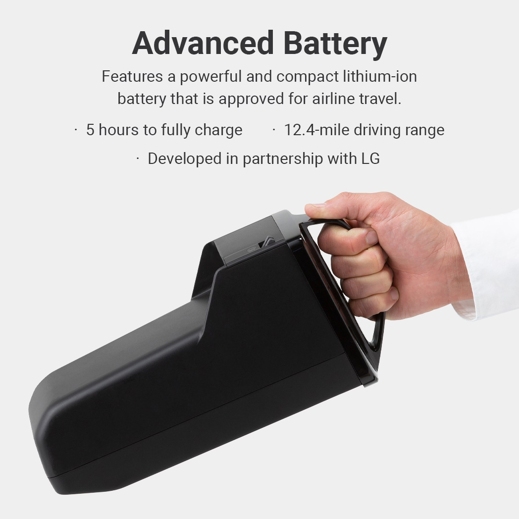 Whill Model C2 High Back Portable Electric Wheelchair - C2 High Back