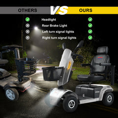 Metro Mobility S500 4-Wheel Heavy-Duty Scooter - W429P151XX